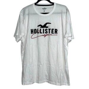Hollister Mens White "California" Graphic T-Shirt XL